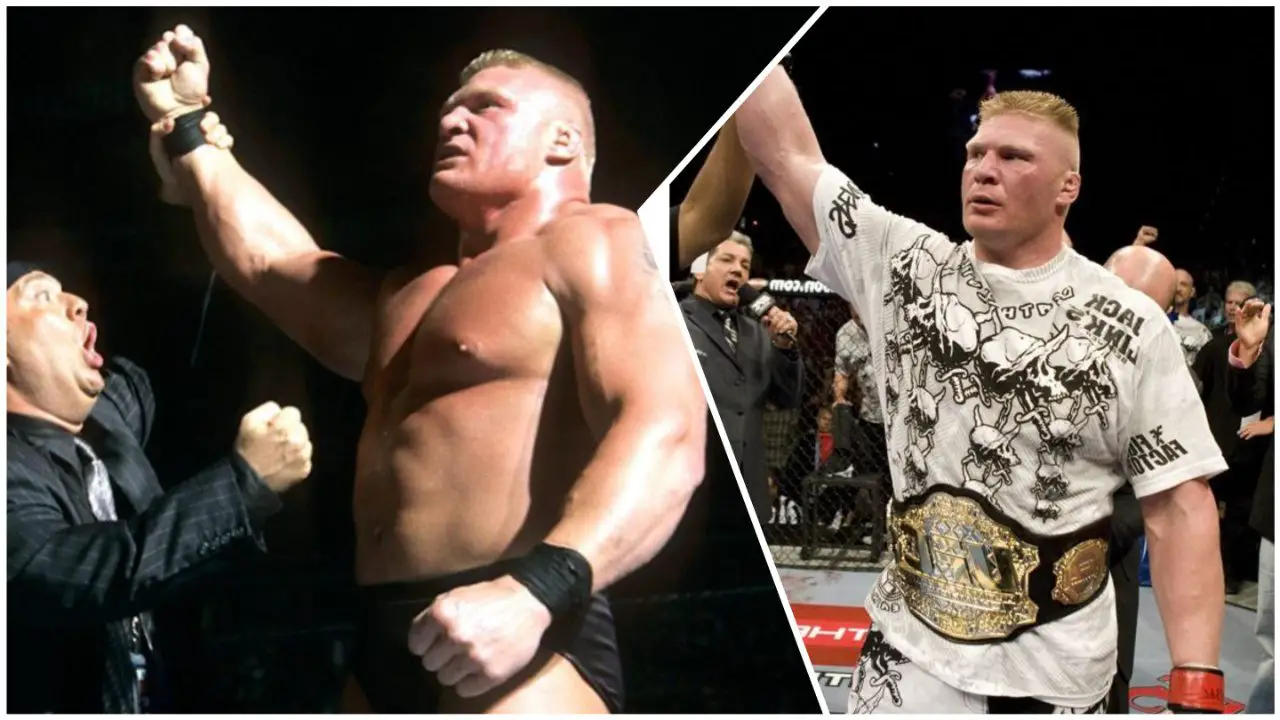 Brock Lesnar young wrestling and MMA accomplishments